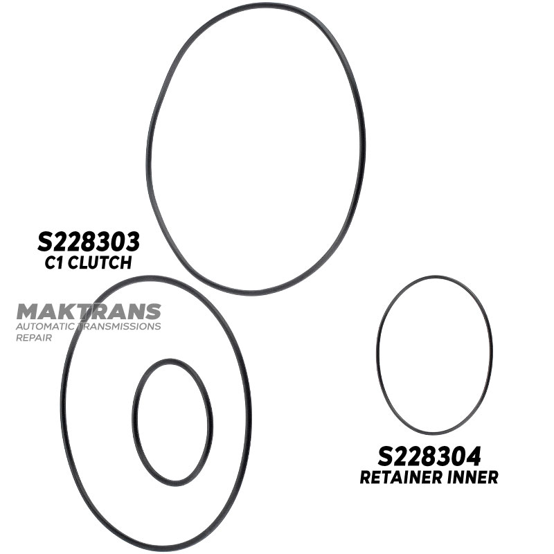 Gasket set U880E, U880F, AF50-8, TG81SC, 8F45, GA8F22AW