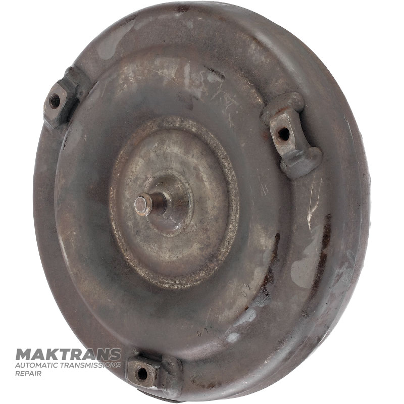 Torque converter (used, untested) ZF 5HP19, ZF 5HP19FLA — marking 156201, 3 mounting holes