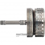 Input shaft / drum K1 Clutch NISSAN RE5R05A / JATCO JR507A 3154095X02 - overall height 256 mm, 106 teeth, 7 friction discs (60 teeth), 24 splines (ext.Ø 25.75 mm, spline length 18 mm)