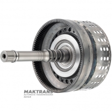 Input shaft / drum K1 Clutch NISSAN RE5R05A / JATCO JR507A 3154095X02 - overall height 256 mm, 102 teeth, 5 friction discs (60 teeth), 24 splines (ext.Ø 25.75 mm, spline length 18 mm)