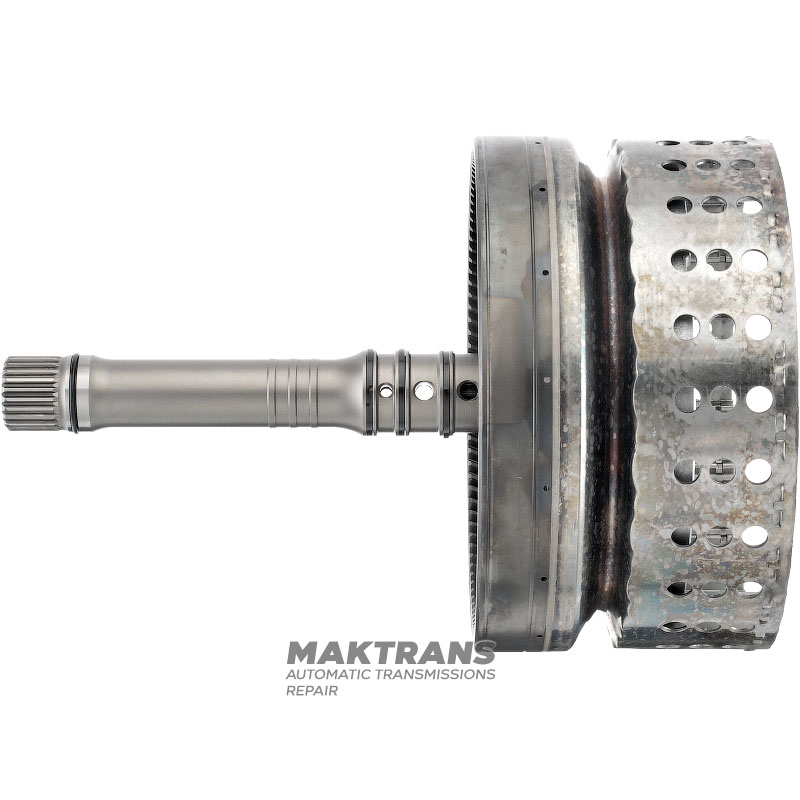 Input shaft / drum K1 Clutch NISSAN RE5R05A / JATCO JR507A 3154095X02 - overall height 256 mm, 102 teeth, 5 friction discs (60 teeth), 24 splines (ext.Ø 25.75 mm, spline length 18 mm)