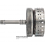 Input shaft / drum K1 Clutch NISSAN RE5R05A / JATCO JR507A 3154095X02 - overall height 256 mm, 102 teeth, 5 friction discs (60 teeth), 24 splines (ext.Ø 25.75 mm, spline length 18 mm)