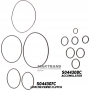 Gasket set A43DE / A44DE / A46DE, 03-71LE / 03-72LE