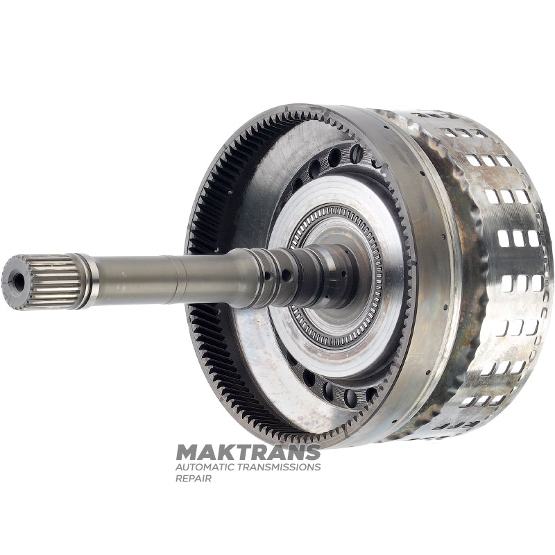 Input shaft / drum K1 Clutch NISSAN RE5R05A / JATCO JR507A 3154095X02 - overall height 269 mm, 106 teeth, 7 friction discs (60 teeth), 24 splines (ext.Ø 25.75 mm, spline length 27 mm)