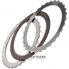 Set of steel and friction discs of the torque converter ZF 8HP45 8HP50 / DODGE CHRYSLER 845RE 850RE - 1 friction disc (total thickness of the set 9.50 mm)