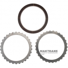 Set of steel and friction discs of the torque converter ZF 8HP45 8HP50 / DODGE CHRYSLER 845RE 850RE - 1 friction disc (total thickness of the set 9.50 mm)