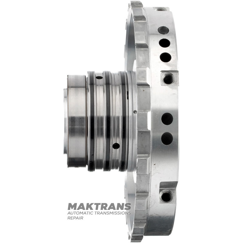 Center Caliper / Drum Hub DIRECT Clutch NISSAN RE5R05A RE7R01A / JATCO JR710E JR507A - 4 Oil Channels, Overall Height 81mm