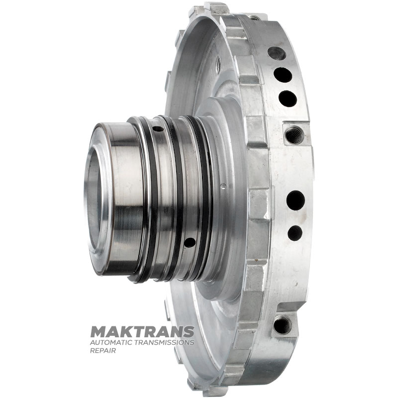 Center Caliper / Drum Hub DIRECT Clutch NISSAN RE5R05A RE7R01A / JATCO JR710E JR507A - 5 Oil Channels, Overall Height 81mm