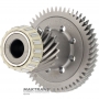 Intermediate shaft of differential HYUNDAI / KIA A8MF1 457224G630 457204G611 – leading gear (18 teeth, outer Ø 70.75 mm, 1 notch), driven gear (51 teeth, outer Ø 140.45 mm, 3 notches)