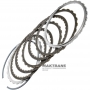 Set of steel and friction discs 4-6 Clutch Hyundai / KIA A8MF1 455654G600 - 5 friction discs, total thickness of the set 17.40 mm