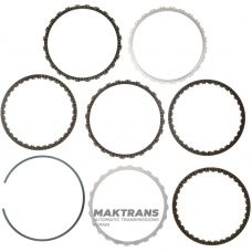 Set of steel and friction discs 4-6 Clutch Hyundai / KIA A8MF1 455654G600 - 5 friction discs, total thickness of the set 17.40 mm