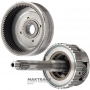 Input shaft / planetary gear OVERDRIVE Aisin Warner 30-40LE, 30-80LE / TOYOTA A340 - input shaft length 195 mm (20 splines, outer Ø 21.30 mm), 4 satellites (23 teeth, 2 notches), ring gear 79 teeth (outer Ø 117.95 mm)