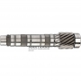 Differential drive shaft No.1 VAG DSG DQ381 0GC - overall height 244 mm, differential drive gear 15 teeth (ext.Ø 52.20 mm)