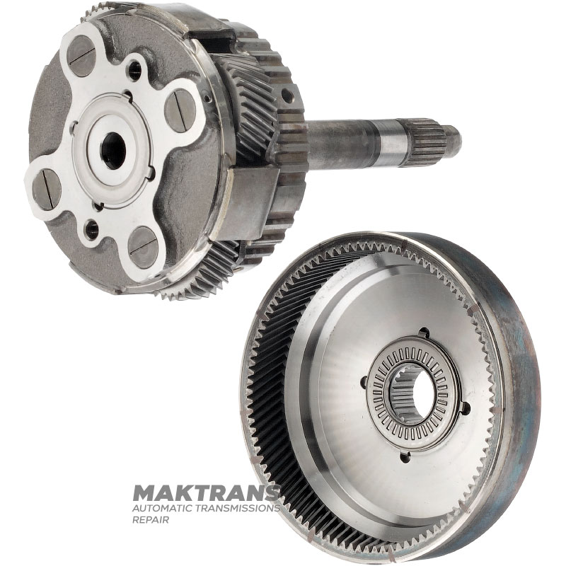 Input shaft / planetary gear OVERDRIVE Aisin Warner 30-40LE, 30-80LE / TOYOTA A343 - input shaft length 194 mm (20 splines, outer Ø 21.30 mm), 4 satellites (32 teeth), ring gear 95 teeth (outer Ø 134.30 mm )