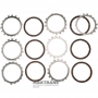 Set of steel and friction discs LOW-REVERSE BRAKE Aisin Warner 30-40LE, 30-80LE / TOYOTA A340 A343 - 6 friction discs (total thickness of the set 26.35 mm)