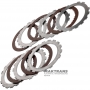 Set of steel and friction discs INTERMEDIATE CLUTCH Aisin Warner 30-40LE, 30-80LE / TOYOTA A343 - 5 friction discs (total thickness of the set 27 mm)