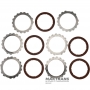 Set of steel and friction discs INTERMEDIATE CLUTCH Aisin Warner 30-40LE, 30-80LE / TOYOTA A343 - 5 friction discs (total thickness of the set 27 mm)