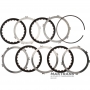 Set of steel and friction discs OVERDRIVE BRAKE Aisin Warner 30-40LE, 30-80LE / TOYOTA A340 A343 - 4 friction discs (total thickness of the set 22.50-22.60 mm)