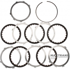 Set of steel and friction discs OVERDRIVE BRAKE Aisin Warner 30-40LE, 30-80LE / TOYOTA A340 A343 - 5 friction discs (total thickness of the set 25.05 mm)