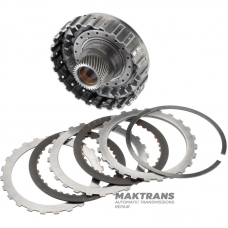 OVERDRIVE Clutch Drum (2 friction discs) / OVERDRIVE planetary sun gear (33 teeth, outer Ø 43.30 mm) —3563330040 3460150010 Aisin Warner 30-40LE, 30-80LE / TOYOTA A340 A343