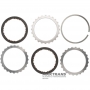 OVERDRIVE Clutch Drum (2 friction discs) / OVERDRIVE planetary sun gear (33 teeth, outer Ø 43.30 mm) —3563330040 3460150010 Aisin Warner 30-40LE, 30-80LE / TOYOTA A340 A343