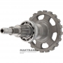 Output shaft NISSAN RE5R05A RE7R01A / JATCO JR507A JR710E - overall shaft height, 32 splines (outer Ø 34 mm), parking gear 20 teeth (outer Ø 129.95 mm), 36 splines on the inner side