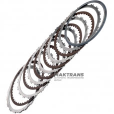 Set of steel and friction discs B1 Reverse Brake RE5R05A 31662-95X00 - 5 friction discs (40 teeth per disc), total thickness of the set 23.85 mm