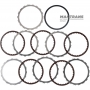 Set of steel and friction discs B1 Reverse Brake RE5R05A 31662-95X00 - 5 friction discs (40 teeth per disc), total thickness of the set 23.85 mm