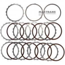 Set of steel and friction discs B1 Reverse Brake RE5R05A 31662-95X00 - 8 friction discs (40 teeth per disc), total thickness of the set 32.40 mm