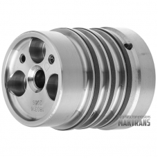 Drum hub (without mounting bolts) GM 9T65 / FORD 8F24 8F35 8F57 5-7-R Clutch and 6-7-8-9 Clutch 24249634 — (hub height 53 mm, 3 teflon rings, outer Ø by teflon rings 44.40 mm)