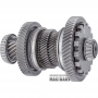 Output shaft No. 1 VAG DSG DQ500 0BT / 0BH — 15 teeth (outer Ø 64 mm), 53 teeth (outer Ø 141 mm), 45 teeth (outer Ø 100.50 mm), 39 teeth (outer Ø 87.90 mm), 57 teeth (outer Ø 160.65 mm)