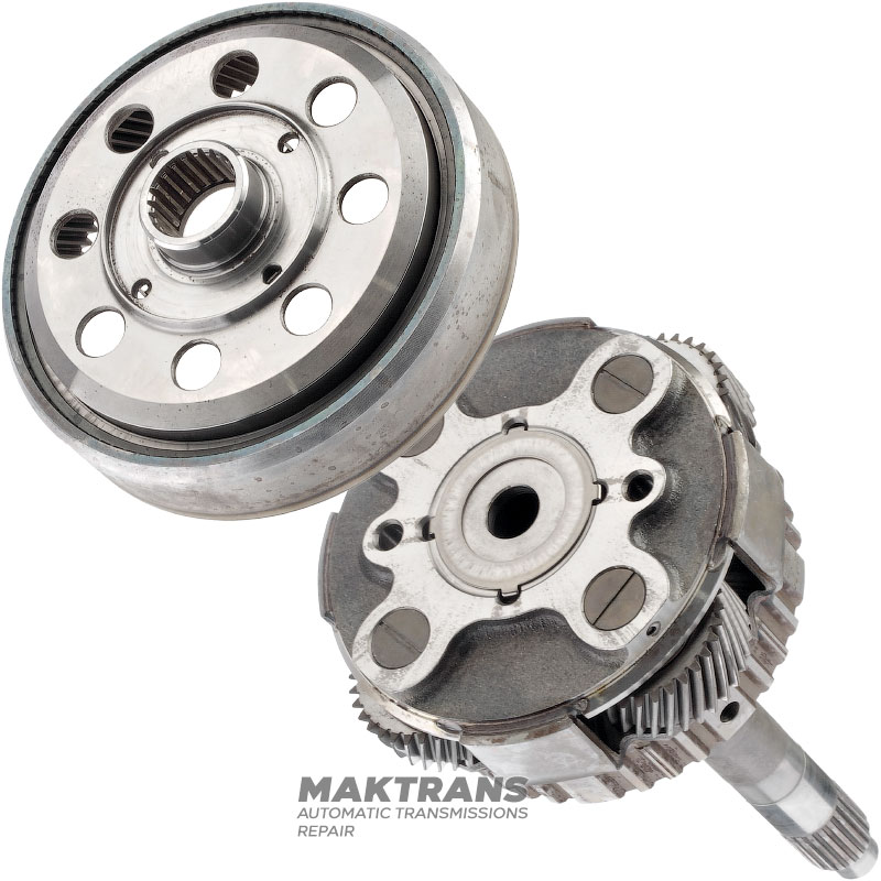 Input shaft / planetary gear OVERDRIVE Aisin Warner 30-40LE, 30-80LE / TOYOTA A343 - input shaft length 208 mm (20 splines, outer Ø 21.30 mm), 4 satellites (32 teeth), ring gear 95 teeth (outer Ø 134.30 mm )