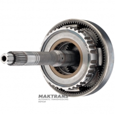 Input shaft / planetary gear OVERDRIVE Aisin Warner 30-40LE, 30-80LE / TOYOTA A343 - input shaft length 208 mm (20 splines, outer Ø 21.30 mm), 4 satellites (32 teeth, width 14.40 mm)