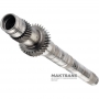 Input shaft K2 VAG DSG DL382 0HL (0CK, 0CL, 0CJ) — total length 501 mm, 31 teeth (outer Ø 78 mm) / 27 teeth (outer Ø 51.60 mm), 33 splines for transfer case (inner side)