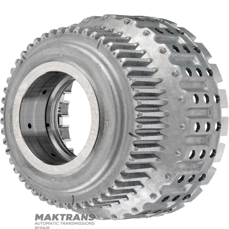 Drum (empty, without discs) DIRECT CLUTCH NISSAN (INFINITY) RE5R05A JR507E JR509E / JATCO RE5R05A RE7R01A 3150090X0B — for a pack of 5 friction discs, height from piston to retaining ring 27 mm