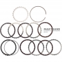 Drum DIRECT CLUTCH NISSAN (INFINITY) NISSAN (INFINITY) RE7R01A / JATCO JR710E JR711E 3150090X0B - 5 friction discs (24 teeth per disc), total thickness of the set 29.50 mm, with a pressure lower disc