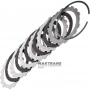 Set of steel and friction discs 2ND Brake (Intermediare Clutch) Aisin Warner 30-40LE, 30-80LE / TOYOTA A343 - 5 friction discs (total thickness of the set 25.60 mm, support disc 3.30 mm)