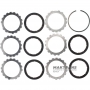 Set of steel and friction discs 2ND Brake (Intermediare Clutch) Aisin Warner 30-40LE, 30-80LE / TOYOTA A343 - 5 friction discs (total thickness of the set 25.60 mm, support disc 3.30 mm)