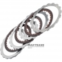 B2 Low Coast Brake RE5R05A 3166290X02 Steel and Friction Disc Set - 3 Friction Discs (30 Teeth Per Disc), Total Set Thickness 15.10mm