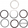 B2 Low Coast Brake RE5R05A 3166290X02 Steel and Friction Disc Set - 3 Friction Discs (30 Teeth Per Disc), Total Set Thickness 15.10mm