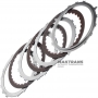 B2 Low Coast Brake RE5R05A 3166290X02 Steel and Friction Disc Set - 3 friction discs (30 teeth per disc), 15 teeth on steel disc, total set thickness 12.55 mm