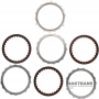 B2 Low Coast Brake RE5R05A 3166290X02 Steel and Friction Disc Set - 3 friction discs (30 teeth per disc), 15 teeth on steel disc, total set thickness 12.55 mm