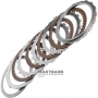 Steel and friction disc set Forward Brake (B3) RE5R05A 31662-90X01 - 4 friction discs (39 teeth per disc), 16 teeth per steel disc, total kit thickness 20.25 mm