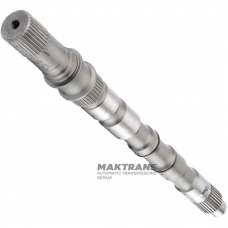 Output shaft RE5R05A / RE7R01A—overall length 459 mm, 32 splines (outside Ø 32.40 mm, L35 mm), 36 splines (outside Ø 37.80 mm, L20 mm), 32 splines (outside Ø 33.70 mm, L35 mm)