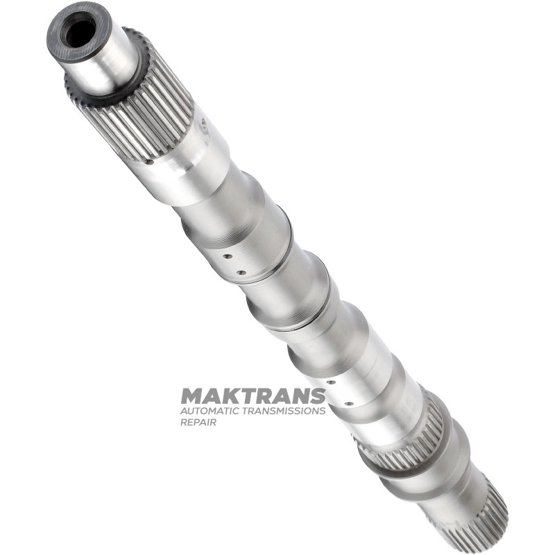 Output shaft RE5R05A / RE7R01A—overall length 459 mm, 32 splines (outside Ø 32.40 mm, L35 mm), 36 splines (outside Ø 37.80 mm, L20 mm), 32 splines (outside Ø 33.70 mm, L35 mm)