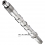 Output shaft RE5R05A / RE7R01A—overall length 466 mm, 32 splines (outside Ø 32.40 mm, L35 mm), 36 splines (outside Ø 37.70 mm, L20 mm), 23 splines (outside Ø 30.65 mm, L57 mm)