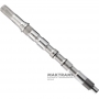 Output shaft RE5R05A / RE7R01A—overall length 466 mm, 32 splines (outside Ø 32.40 mm, L35 mm), 36 splines (outside Ø 37.70 mm, L20 mm), 23 splines (outside Ø 30.65 mm, L57 mm)
