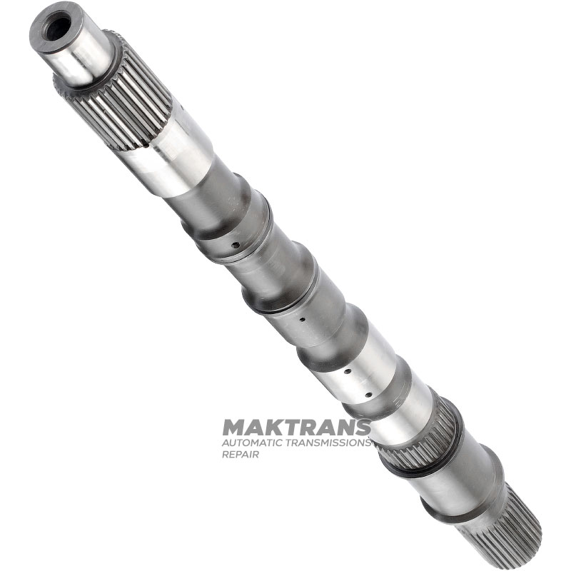 Output shaft RE5R05A / RE7R01A—overall length 459 mm, 30 splines (outside Ø 31.40 mm, L35 mm), 36 splines (outside Ø 37.60 mm, L20 mm), 32 splines (outside Ø 33.60 mm, L50 mm)