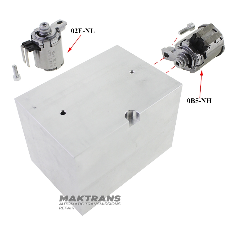 Adapter for testing solenoids NH NL DSI M11 DSI M78 DQ250 02E DL501 0B5