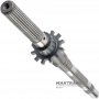 Output shaft Aisin Warner 30-40LE / TOYOTA A340 - total shaft length 465 mm, splines on shaft 24 splines (outer Ø 25.85 mm, L23 mm), 28 splines (outer Ø 30.30 mm, L19 mm), 23 splines (outer Ø 30.80 mm, L122 mm)